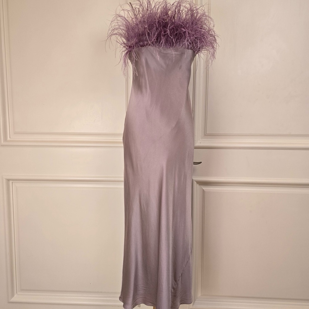 A lavender cinq a sept midi dress size 4
